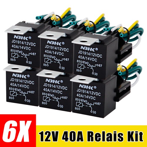 Kfz relais pin - relais, 12v