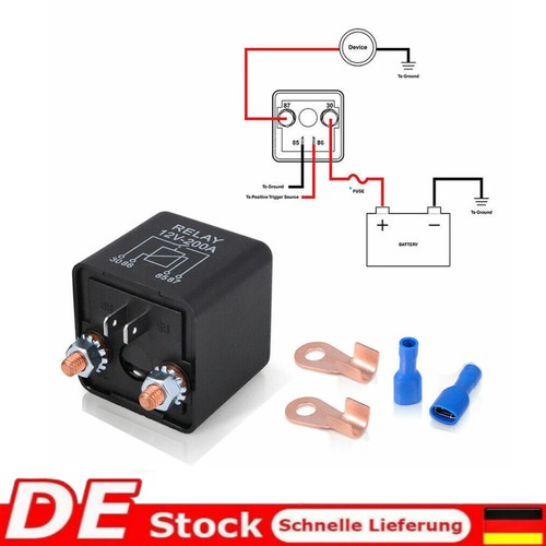 Batterie trennrelais 12v 200a - trennrelais, 12v/200a