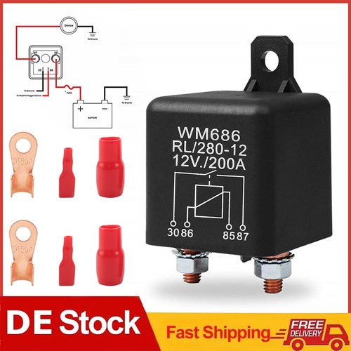Batterie trennrelais 12v 200a - batterie,