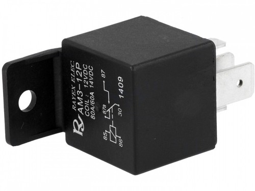 12v kfz relais mit - 12v,
