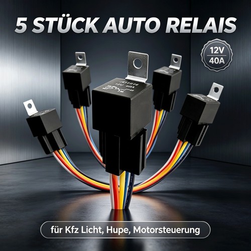 Jd1914 kfz relais - 5x,