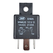 Maxi Relais 12V 2x20A