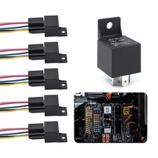 5x 12V 40A Kfz-Relais im