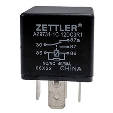 Relais 12V 40/30A 5-polig Mini